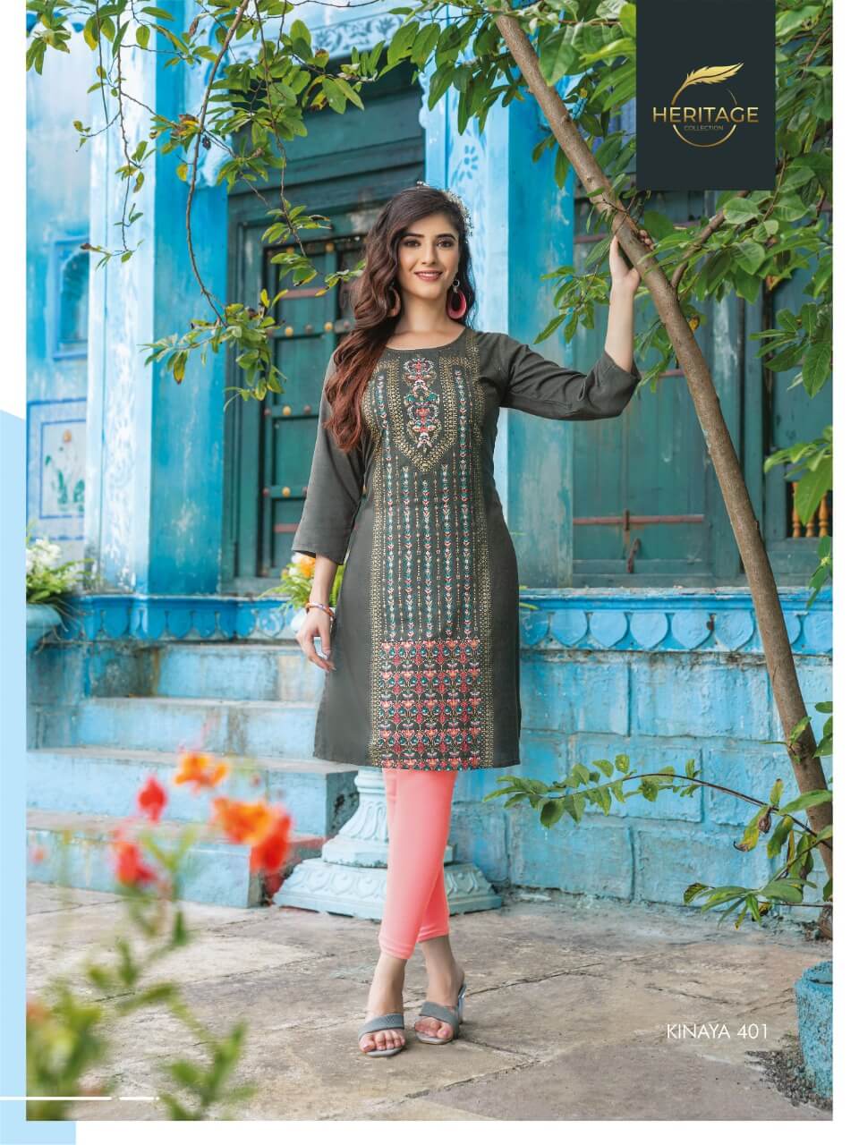 Heritage Kimaya 4 Regular Wear Wholesale Designer Kurtis
